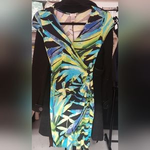 Cache Faux Wrap Dress